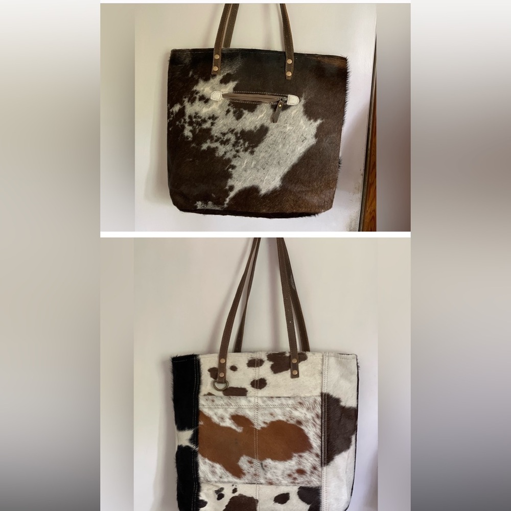 Large Cowhide Myra Tote Bag